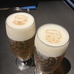 炭火焼 湖月 - とってもおいしかった！ビア。