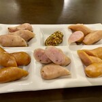 巴里のごはんや - 5種類のソーセージ