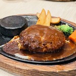 ステーキのあさくま - 料理写真:あさくまハンバーグ(サラダバー付き)@1,903円