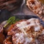 500℃石窯焼きのチーズハンバーグ