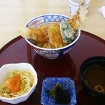 海の幸 魚長 - あなご一本天丼１０８０円
