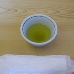 海の幸 魚長 - アツアツのおしぼり、あります。