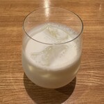 ステーキハウス アパッチ - 芋焼酎ロック牛乳割り