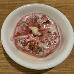 ステーキハウス アパッチ - 2Lトマトサラダ02 ※カットは十字切りでお願いした