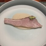 蒼 - 長井さかな人長谷川さんより神経〆間八の藁焼き、お米と中国甘酒のヴィネグレットソース