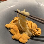 蒼 - 福井小浜より赤雲丹の冷製フェデリーニ