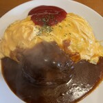 洋食の藤 - オムライスハンバーグ