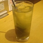すし酒場 握わい - 緑茶ハイ
