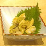 すし酒場 握わい - あさりオリーブ