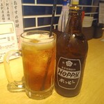 すし酒場 握わい - 黒ホッピー