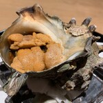 まき村 - 千倉の栄螺　雲丹焼き