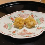 まき村 - 玉蜀黍の手毬揚げ