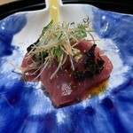 まき村 - お造り2　鰹のはさみ造り