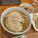 手打ちうどん 上を向いて - ひやかけ