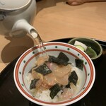 まき村 - お食事　鯛茶漬け