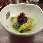 黒百合 - 日本酒のアテに最高な縞鯵ぬた。