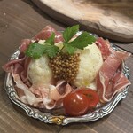 YAKITORI DINER THE HICKORY BIRD - 生ハムとマッシュポテト