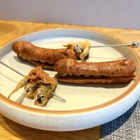 フィエルテ - 長野県產 新牛蒡/胡桃/黒胡椒
                    愛知県産 稚鮎