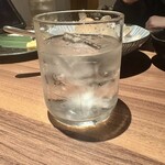 魚馬る - 麦焼酎ロック