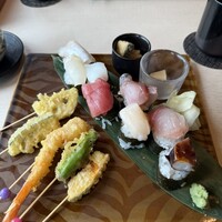 築地 孫右衛門 ミント神戸店 - お寿司と天ぷらと小鉢