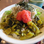 ながさわ - 高菜明太しらす丼