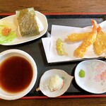 蕎麦の里 びばいろ - 【2025/4】天ぷらとおにぎり