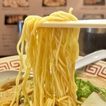まっち棒 溝の口店 - パツパツ目の中細ストレート麺