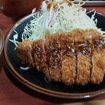 とんかつ 茅 - ロースカツ定食　1600円