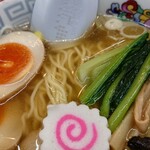 ホームラン軒 - 中華そば（さっぱり醤油）700円＋大盛り100円＋味玉100円