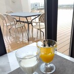 BAZAAR - 【ドリンク】北海道牛乳/オレンジジュース