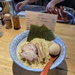 支那そば なかじま - 特製つけそば麺大盛り