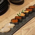 寿し炉端 喜多郎寿し - ほたて貝柱・いくら・生うに