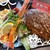 Knott's Berry - 料理写真:◉ グラタンとハンバーグセット　1,630円
　ライス大、味噌汁、小鉢、ドリンク、
　デザート付
　※ハンバーグを150gに替えて120円