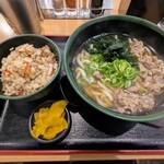 無常うどん ま - 肉うどん定食