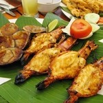 MENEGA CAFE - 海老とハマグリは炭焼きで!!