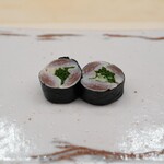 鮨 陸 - イワシまき