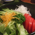 とんかつ生駒 - 野菜サラダ550円