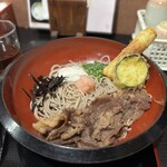 萬寿庵 - 料理写真:皿そばミックス950円