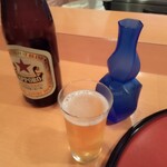 割烹　桶田 - 赤星と冷酒