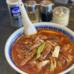 あさ利 - ネギラーメン（辛さ4）