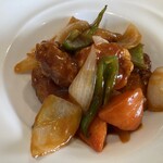CHINESE DINING 瑞 - 糖醋肉塊のアップ