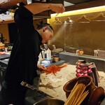 炭火焼きしんかい - 塩振り