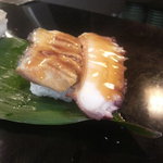 延喜寿し - にぎりずし（穴子、タコ）