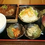 松阪牛たんど - ランチの松阪牛ハンバーグです。