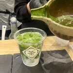 濱風茶房 - ・八女抹茶ラテ(冷・濃厚)