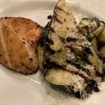 ROBATA 幸 - 炙り野菜の盛り合わせ(長芋/ズッキーニ)