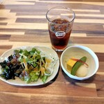 一syo庵 - サラダバー、小鉢、ドリンクバー付き