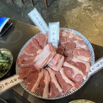 麻布の羊 - お肉5種盛り合わせ