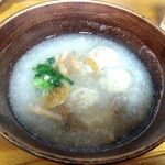 手打うどん 麦の恵 - 鶏つくねのみぞれ煮