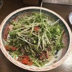 秋田こまち - 比内地鶏とセリのサラダ